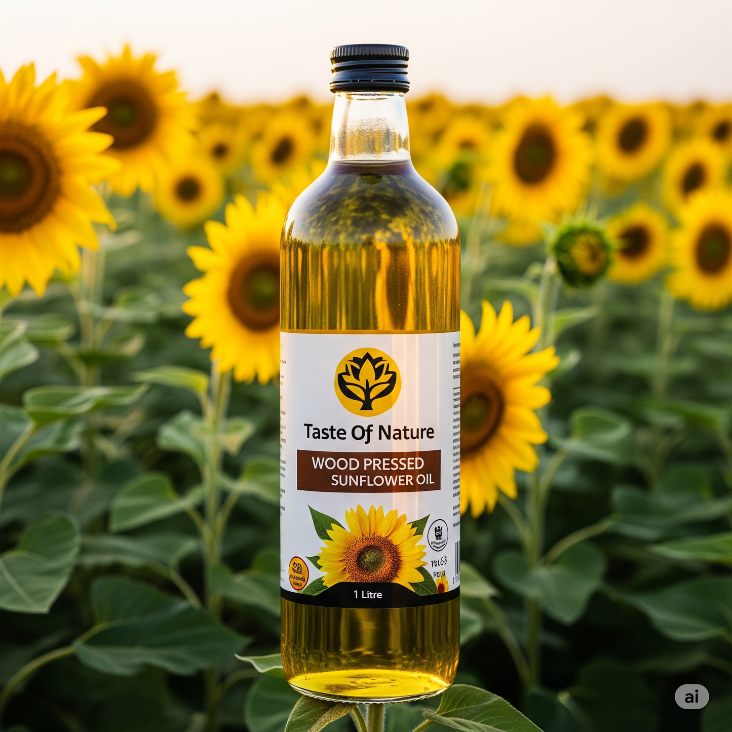 Wood-pressed Sunflower Oil - 1 Litre