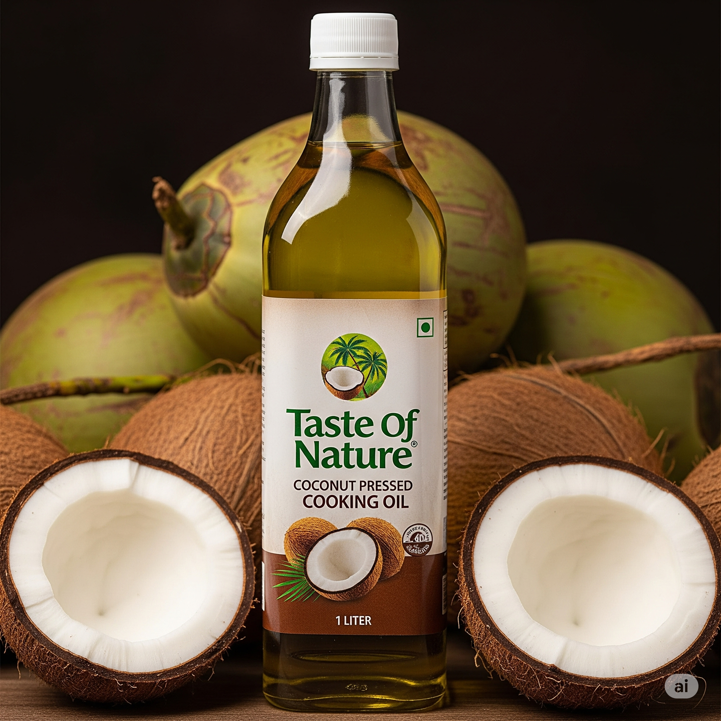 Wood-pressed Coconut Oil - 1 Litre